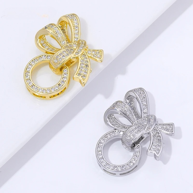 Gold Plated Ring - Konektor Gesper Mutiara Berlapis Emas 18K