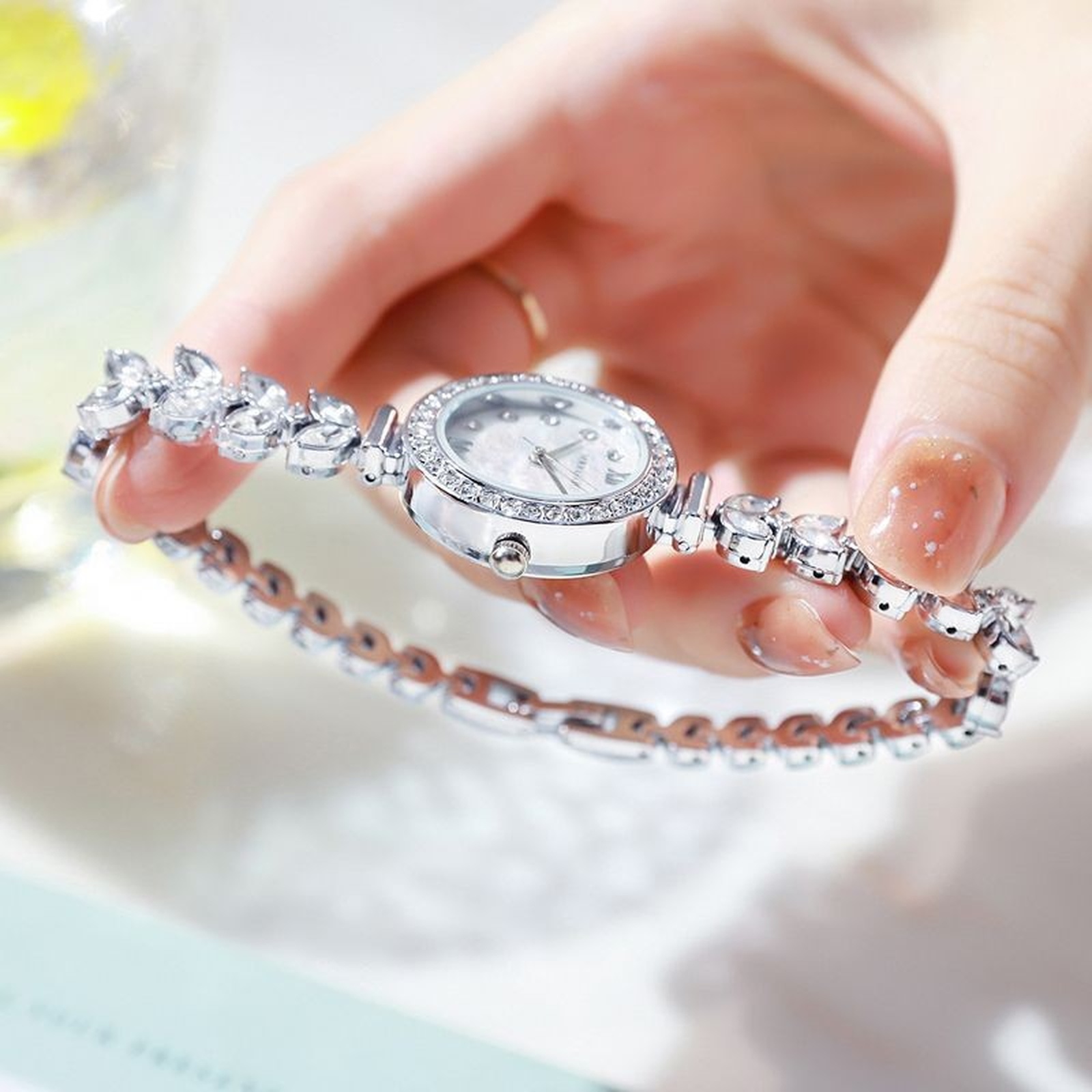 Vintage Jewelry Watches Women - Jam Tangan Berlian Imitasi Antik Wanita