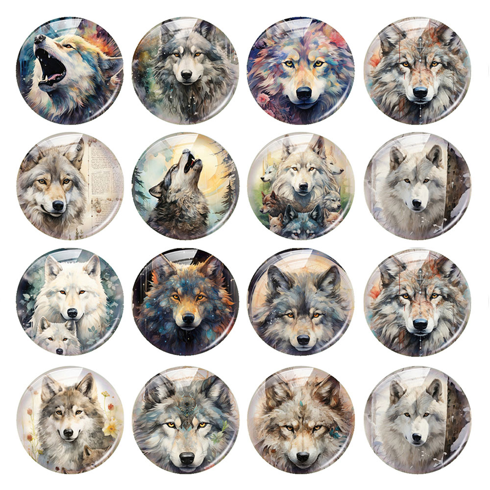 Wolf Jewelry & Watches Tampa - Cameo bagian belakang datar Demo Cabochon