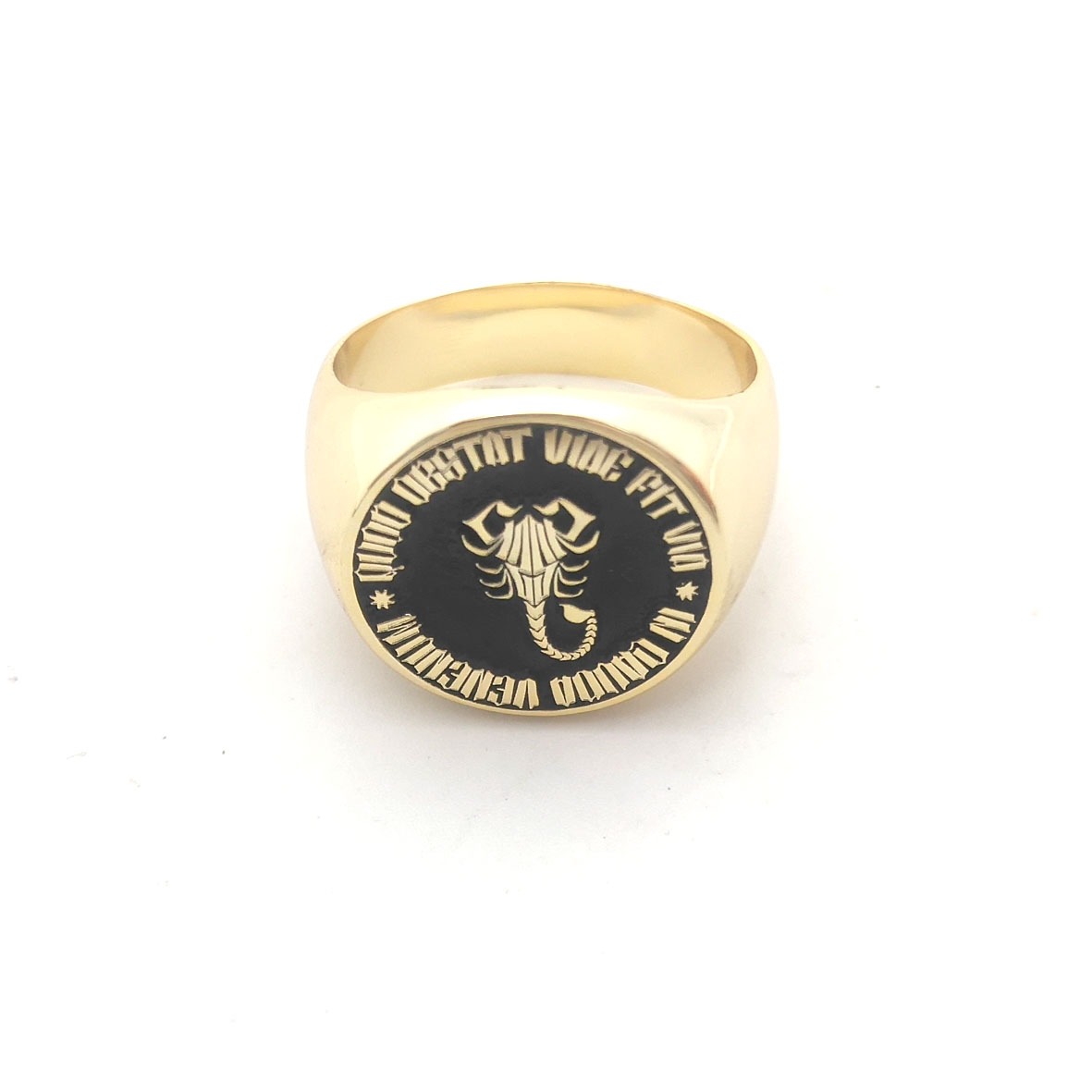 Kustom terukir 17mm cincin ata - Mens Signet Ring ulasan dan harga