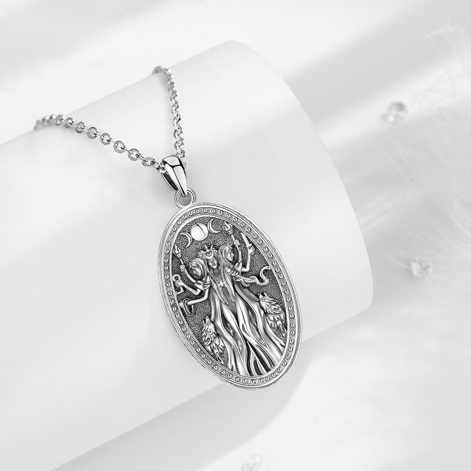Eudora 925 perak murni tiga bu - Mens Dog Tag Necklace ulasan dan harga