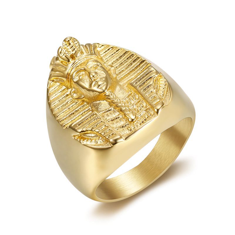 Hip Hop 316L Stainless Steel W - Mens Signet Ring ulasan dan harga