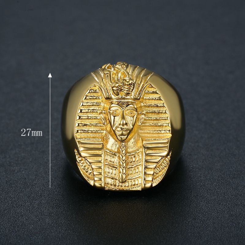 Hip Hop 316L Stainless Steel W - Mens Signet Ring ulasan dan harga