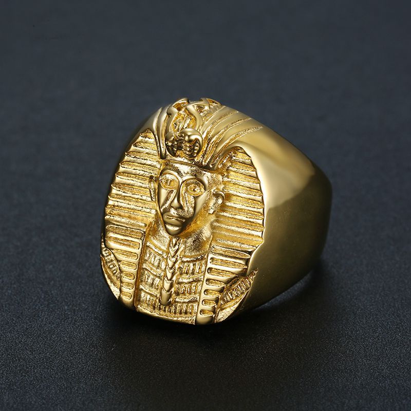 Hip Hop 316L Stainless Steel W - Mens Signet Ring ulasan dan harga