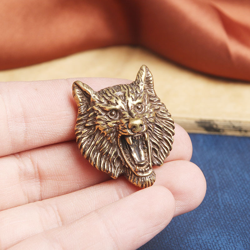 2 buah Vintage ukiran kepala s - Wolf Jewelry & Watches Tampa ulasan dan harga