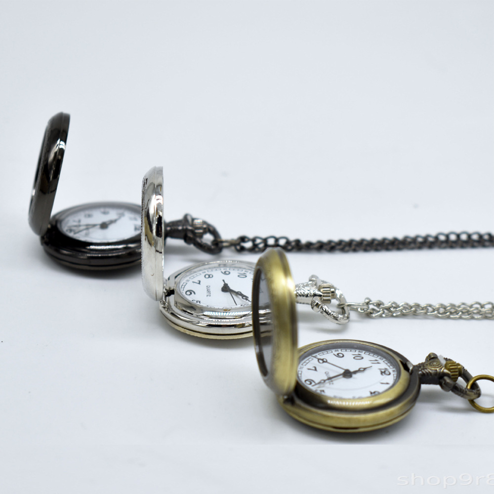 Kalung Liontin Jam Saku Logam  - Jewelry Watches & Accessories ulasan dan harga