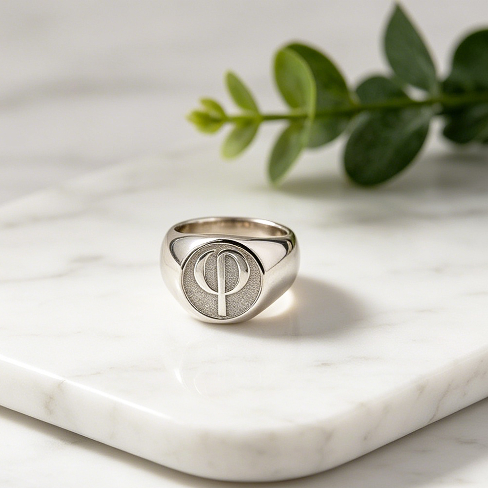 Cincin Signet Pria 15mm Custom - Mens Signet Ring ulasan dan harga