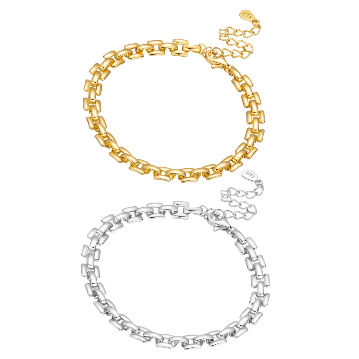 MISEFF S925 Rantai Gelang Pera - Vintage Jewelry Watches Women ulasan dan harga