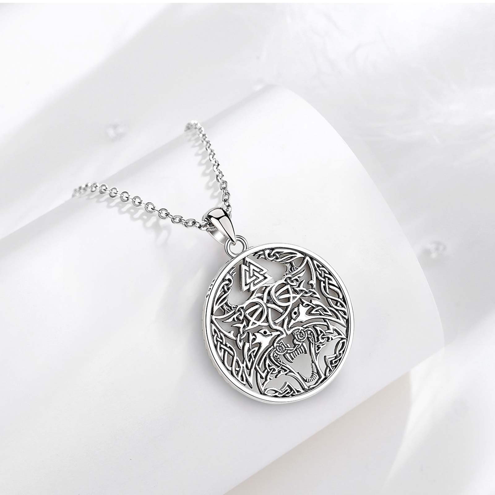 Eudora 925 Perak Murni Kalung  - Wolf Jewelry & Watches Tampa ulasan dan harga