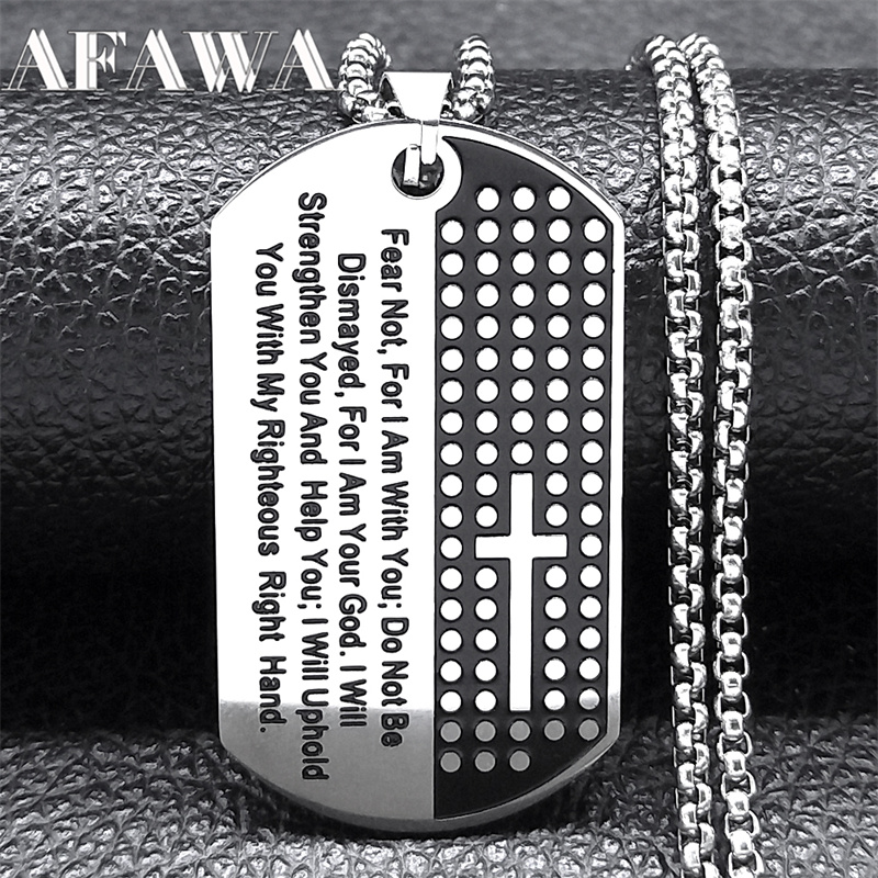 Takut Bukan Karena Aku Bersama - Mens Dog Tag Necklace ulasan dan harga