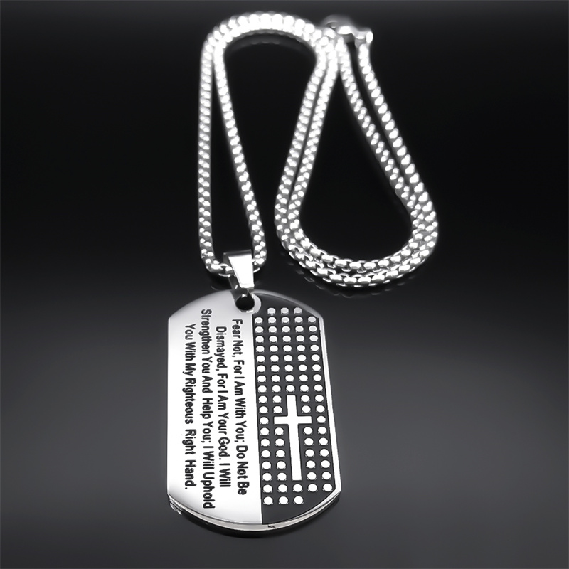 Takut Bukan Karena Aku Bersama - Mens Dog Tag Necklace ulasan dan harga