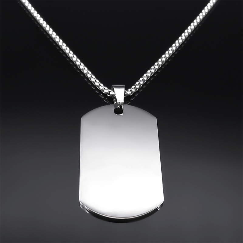 Takut Bukan Karena Aku Bersama - Mens Dog Tag Necklace ulasan dan harga