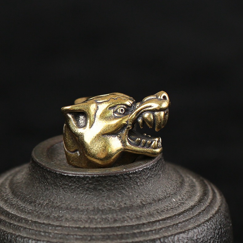 Patung kepala pejuang hewan se - Wolf Jewelry & Watches Tampa ulasan dan harga