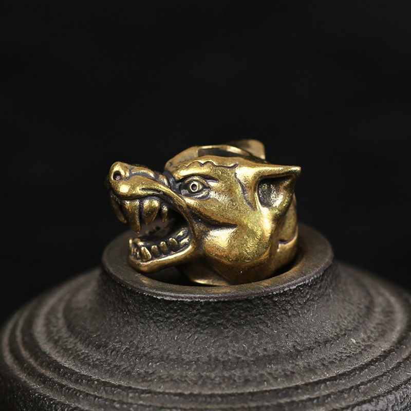 Patung kepala pejuang hewan se - Wolf Jewelry & Watches Tampa ulasan dan harga