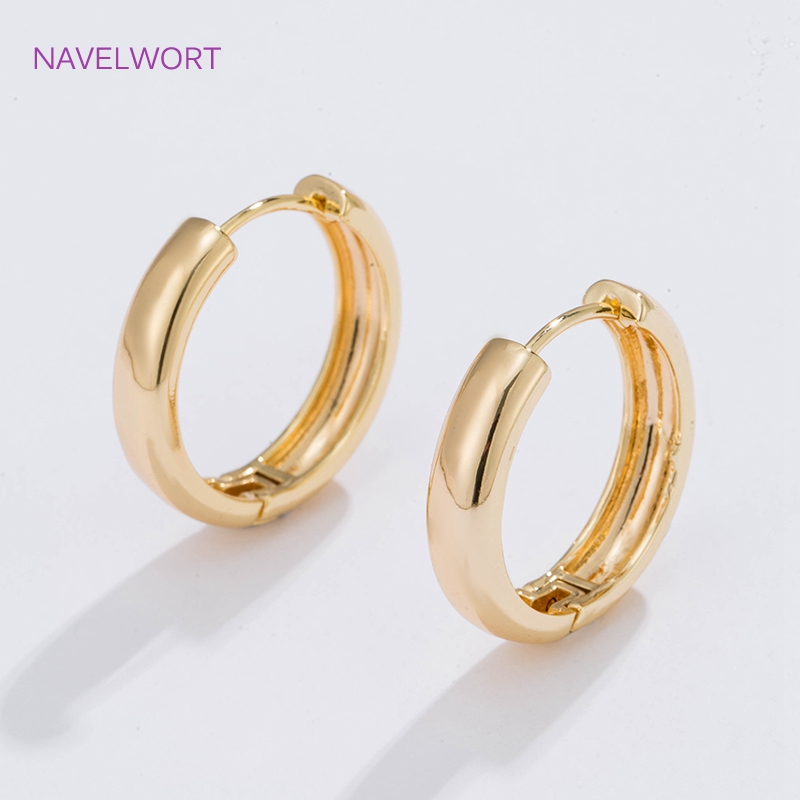 6 Ukuran Anting Lingkaran Berl - Gold Plated Ring ulasan dan harga