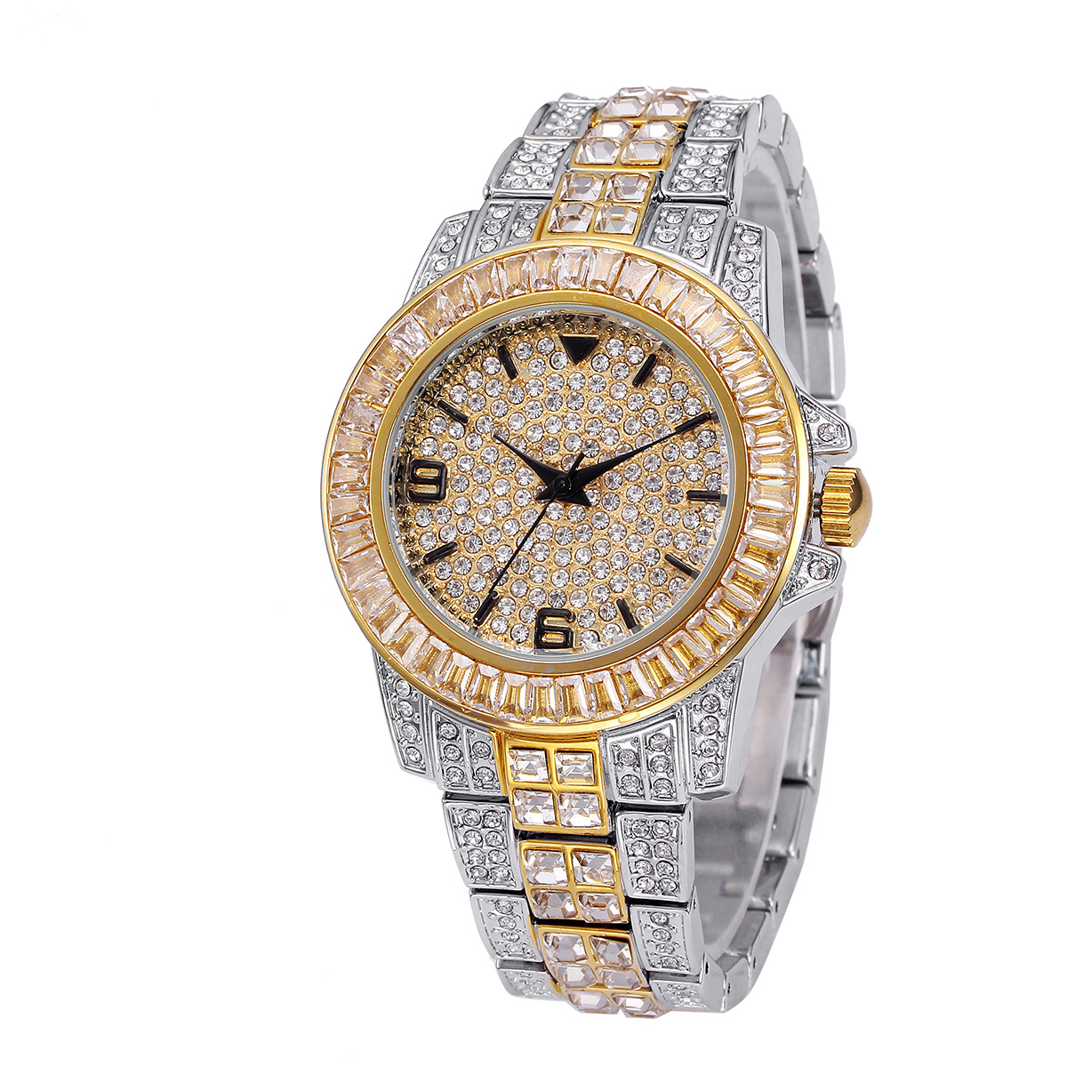 Jam Tangan Quartz Batu Mewah u - Jewelry Watches & Accessories ulasan dan harga