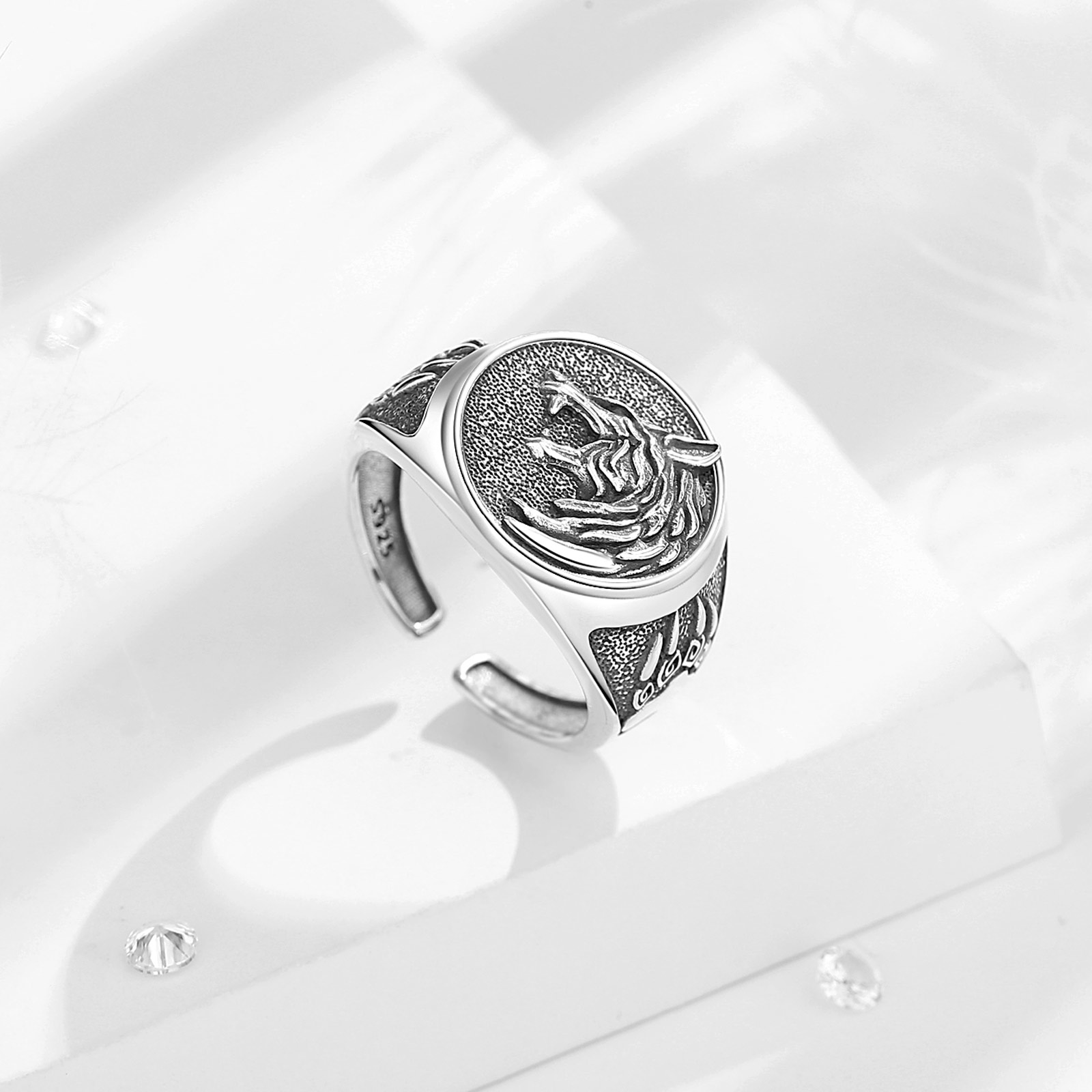 Eudora 925 perak murni Viking  - Wolf Jewelry & Watches Tampa ulasan dan harga