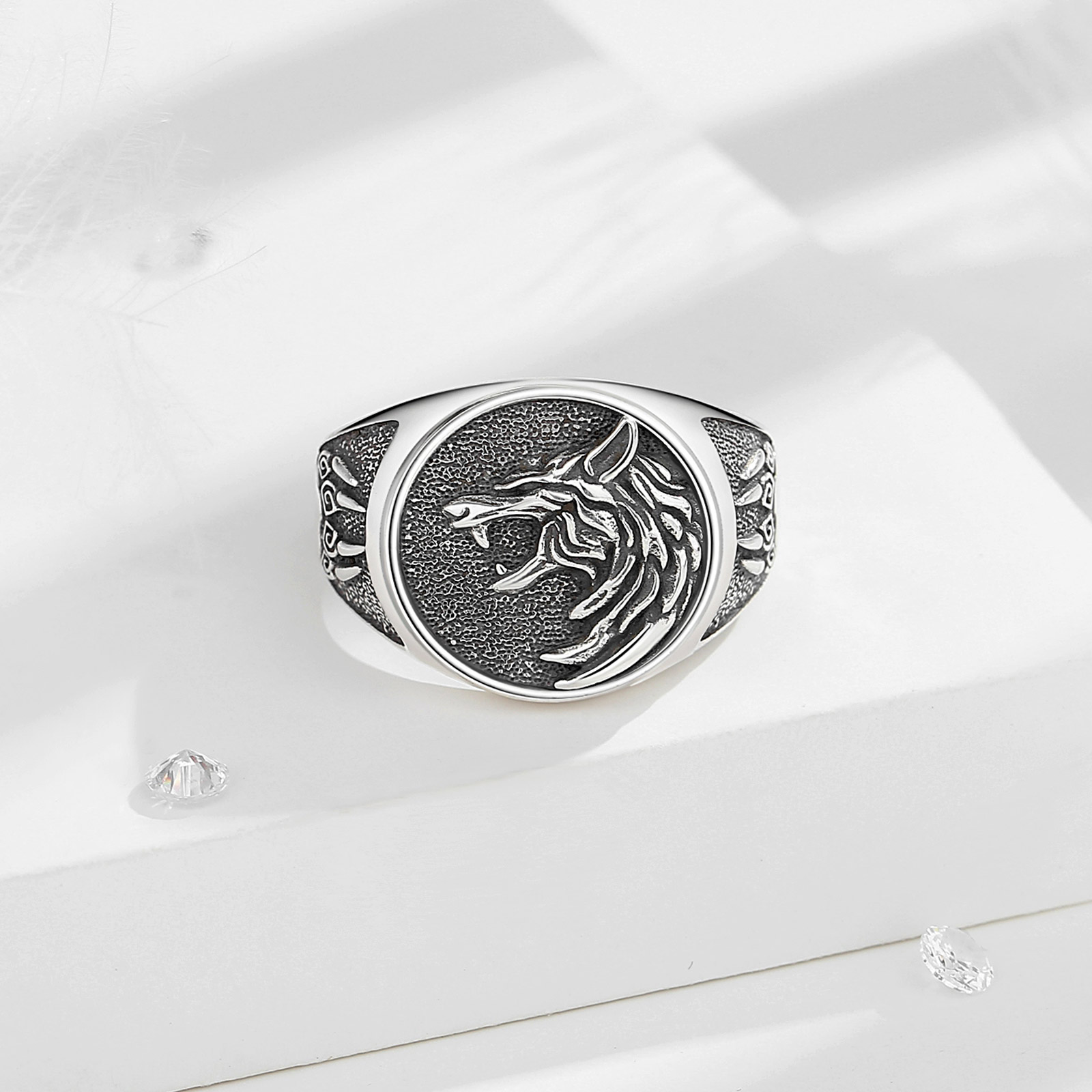 Eudora 925 perak murni Viking  - Wolf Jewelry & Watches Tampa ulasan dan harga