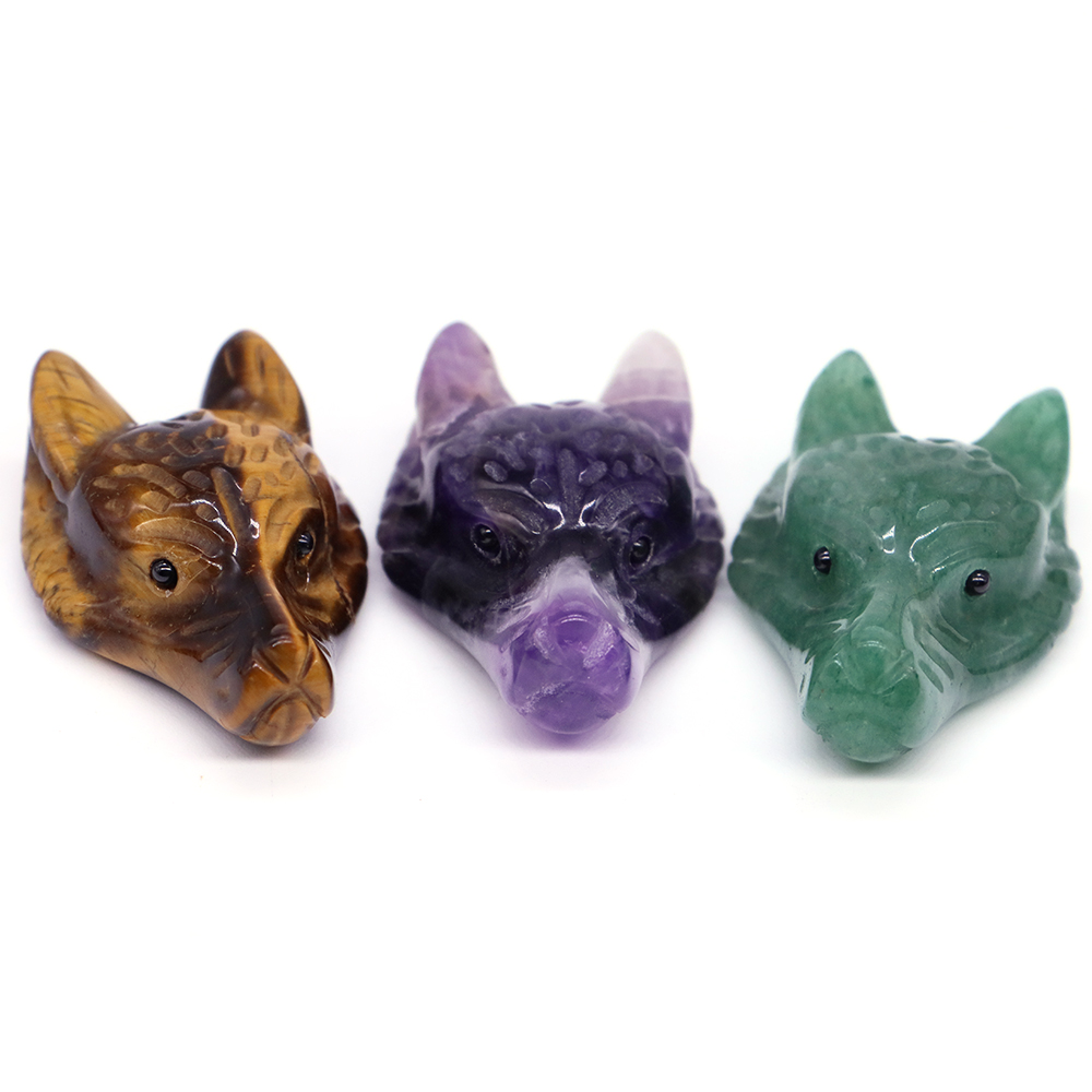 Patung Kepala Serigala Batu Al - Wolf Jewelry & Watches Tampa ulasan dan harga