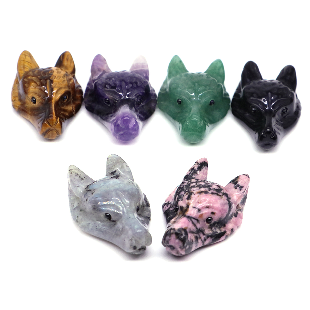 Patung Kepala Serigala Batu Al - Wolf Jewelry & Watches Tampa ulasan dan harga