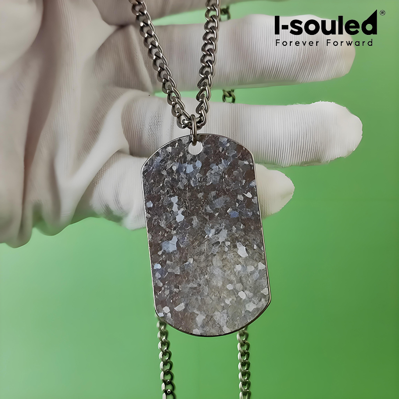 Kalung Titanium Murni Rantai J - Mens Dog Tag Necklace ulasan dan harga