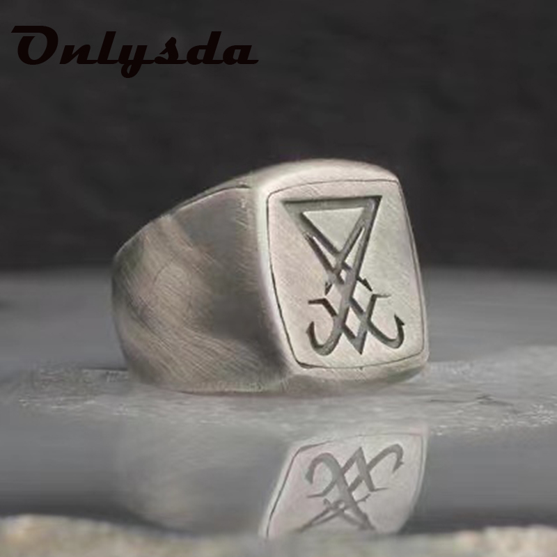 Onlysda Gothic Lucifer Segel S - Mens Signet Ring ulasan dan harga