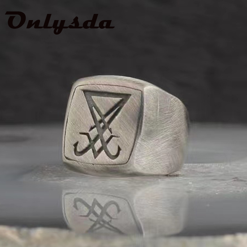 Onlysda Gothic Lucifer Segel S - Mens Signet Ring ulasan dan harga
