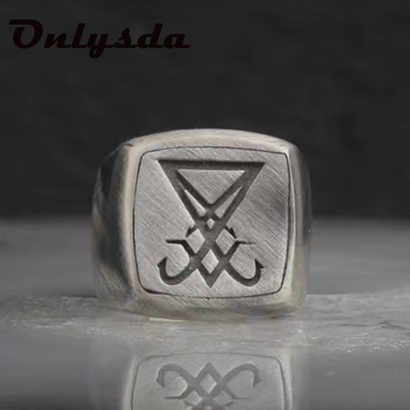 Onlysda Gothic Lucifer Segel S - Mens Signet Ring ulasan dan harga
