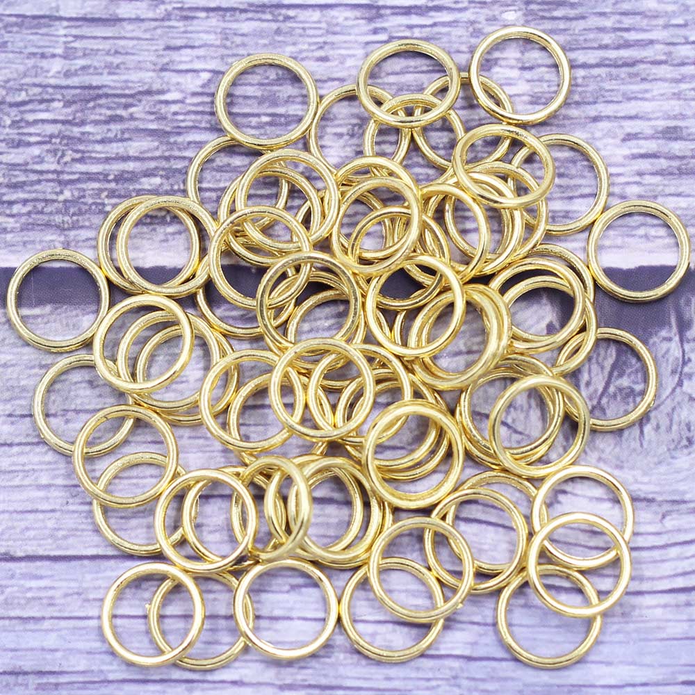 500 Buah Cincin Lompat Terbuka - Gold Plated Ring ulasan dan harga