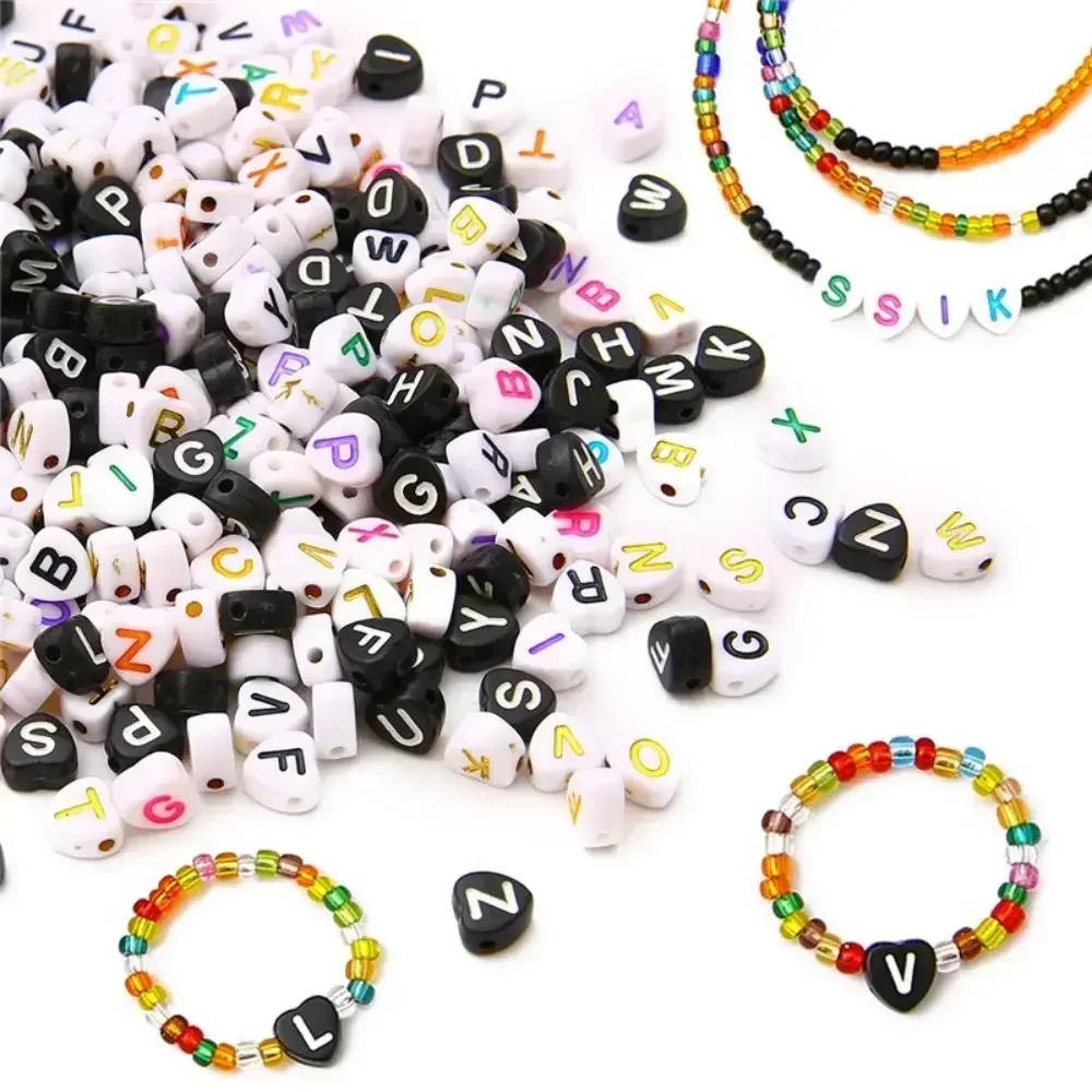 100-500 Buah Manik Bentuk Hati - Jewelry Quotes ulasan dan harga