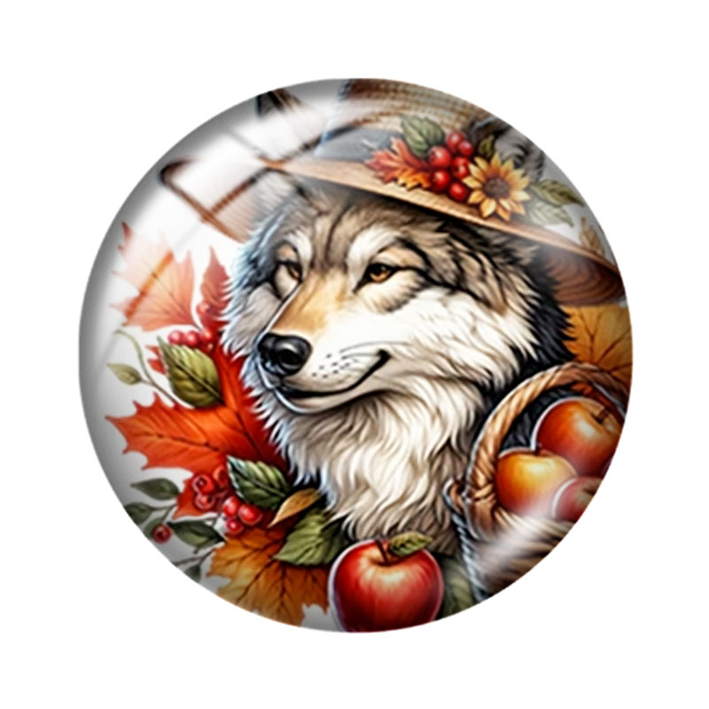 Autumn Flower Wolf 12/18/20/25 - Wolf Jewelry & Watches Tampa ulasan dan harga