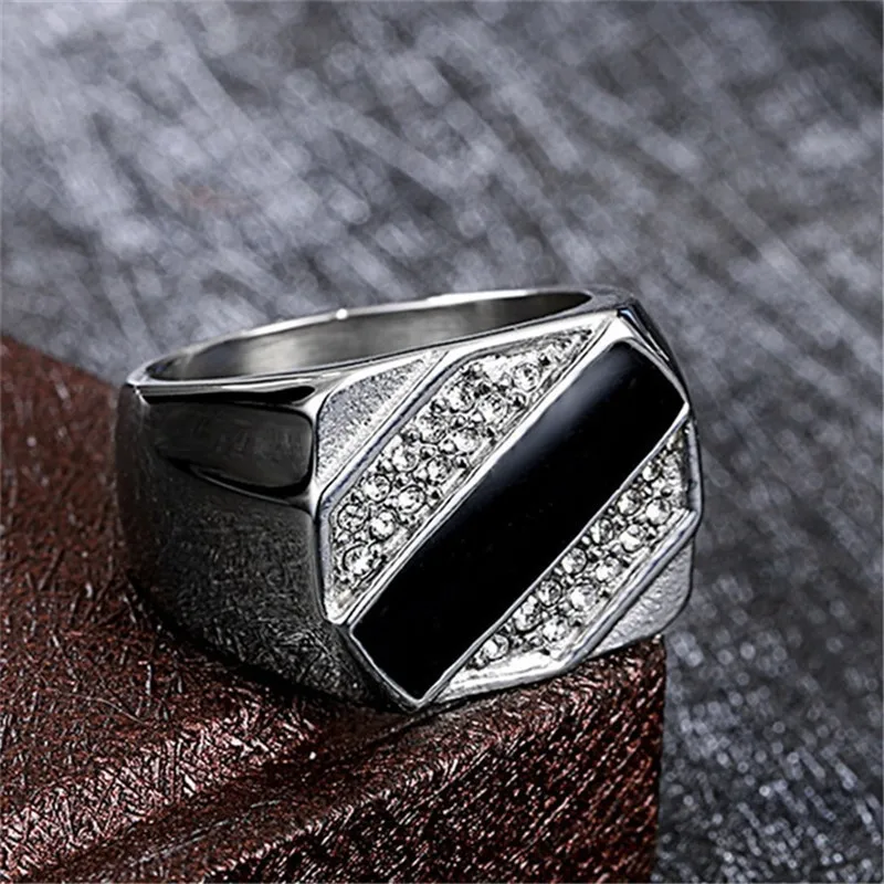Cincin Jari Persegi Signet unt - Mens Signet Ring ulasan dan harga