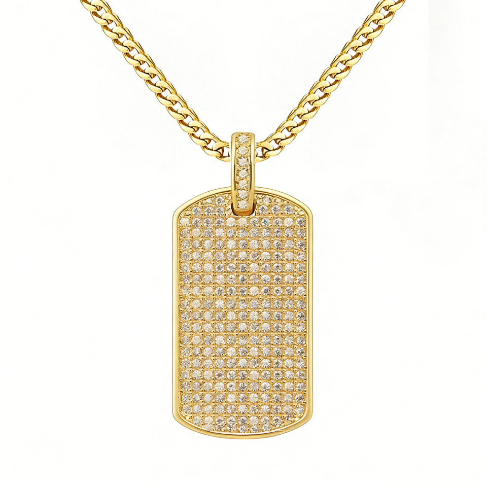 VANAXIN Membuka Fashion Lionti - Mens Dog Tag Necklace ulasan dan harga