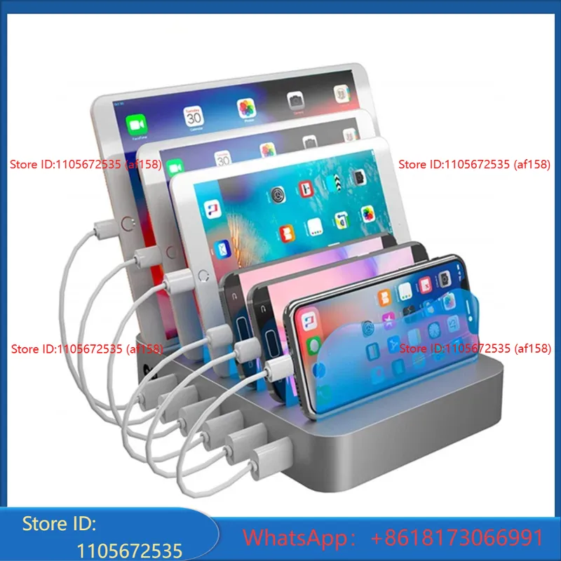 6USB dudukan telepon desktop,  - Smartwatch ulasan dan harga