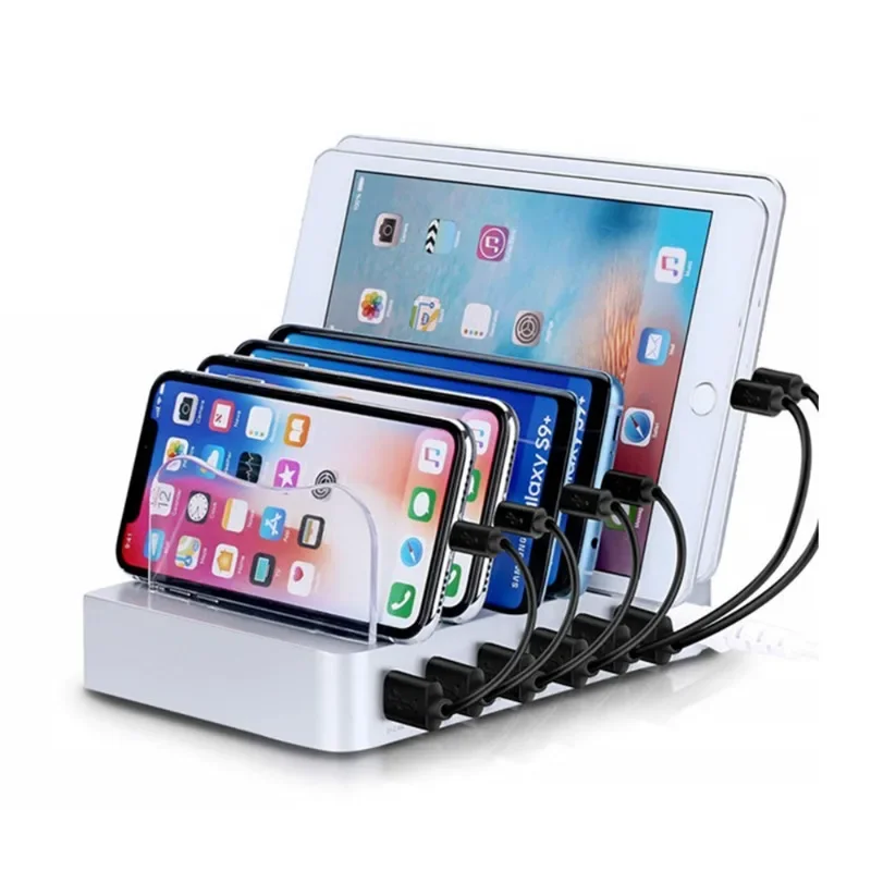 6USB dudukan telepon desktop,  - Smartwatch ulasan dan harga