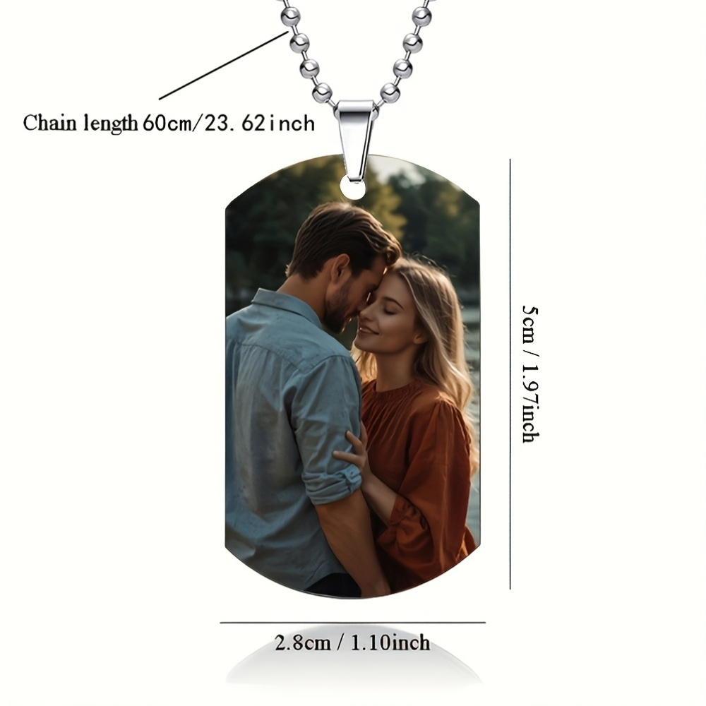 Kalung Liontin Pria Custom, Ka - Mens Dog Tag Necklace ulasan dan harga