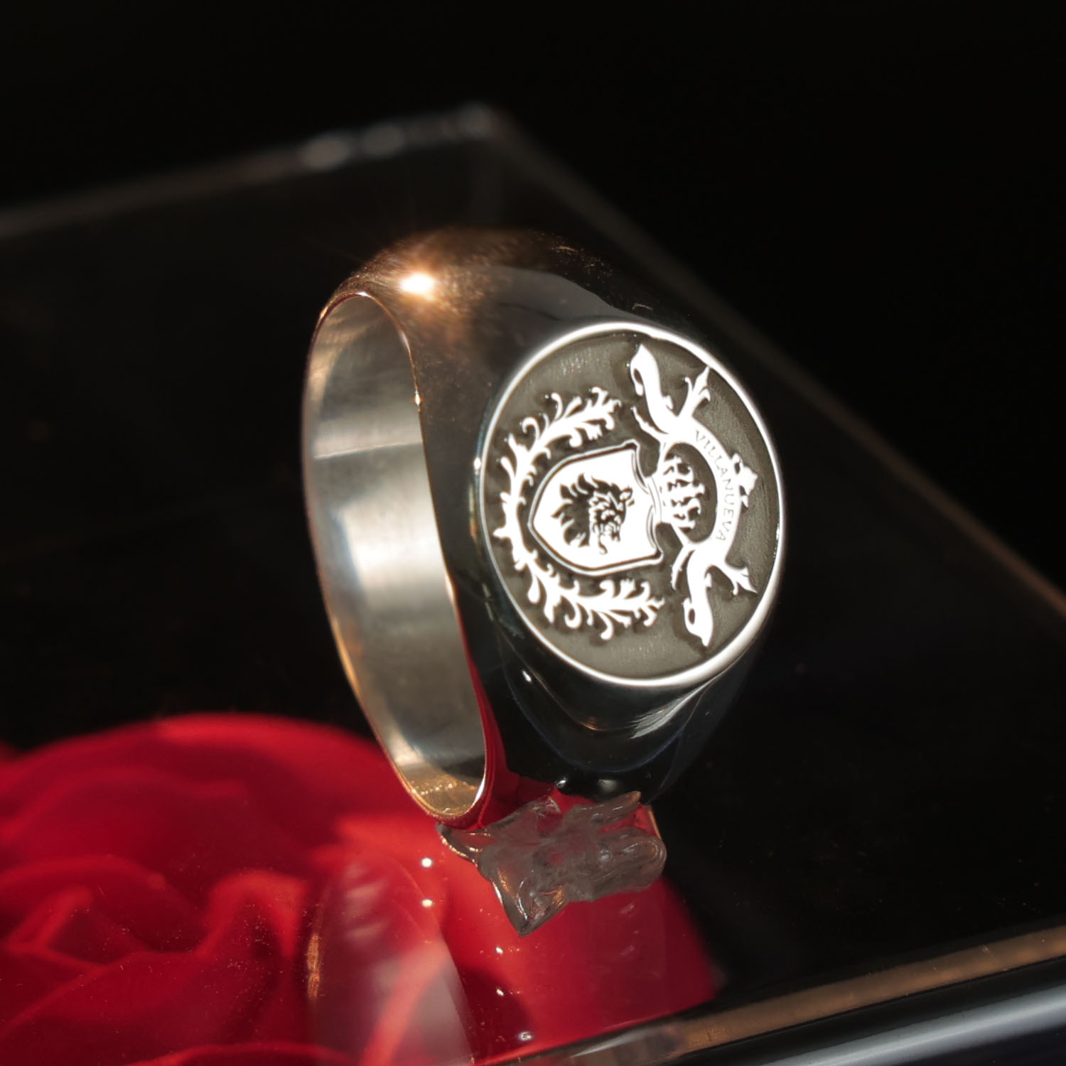 Cincin Pria Perak Padat 925 Bu - Mens Signet Ring ulasan dan harga