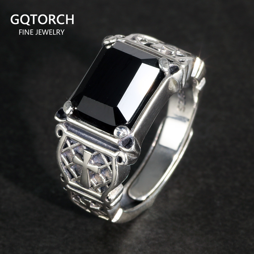 Perhiasan Perak Punk Antik 925 - Mens Signet Ring ulasan dan harga