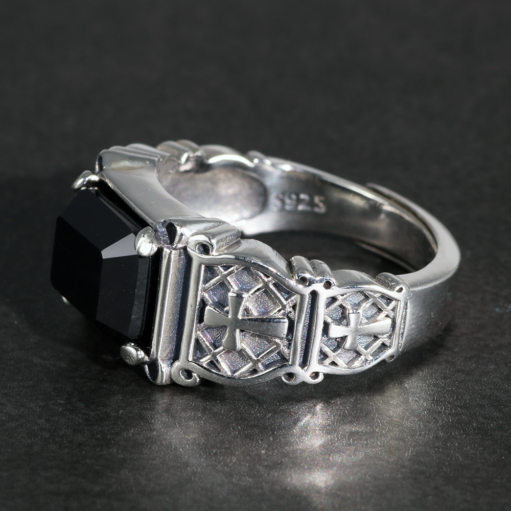 Perhiasan Perak Punk Antik 925 - Mens Signet Ring ulasan dan harga