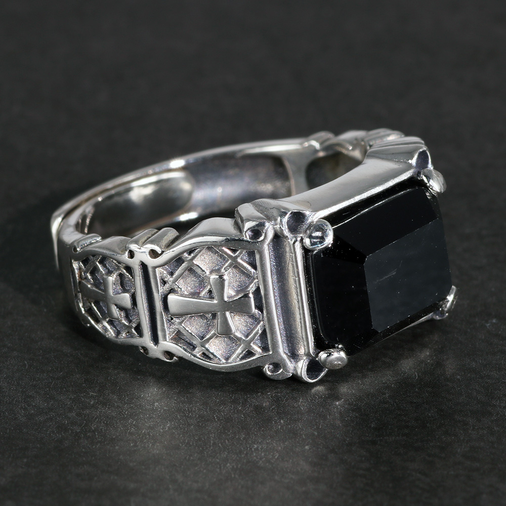 Perhiasan Perak Punk Antik 925 - Mens Signet Ring ulasan dan harga
