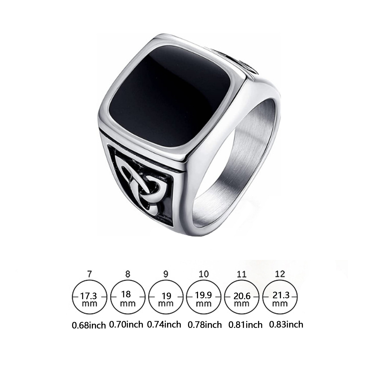 Cincin Stempel Viking Punk Ant - Mens Signet Ring ulasan dan harga