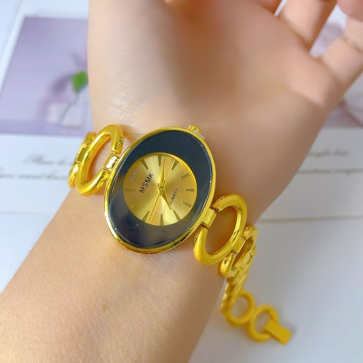 Jam Tangan Berlapis Emas 24K A - Jewelry Watches & Accessories ulasan dan harga